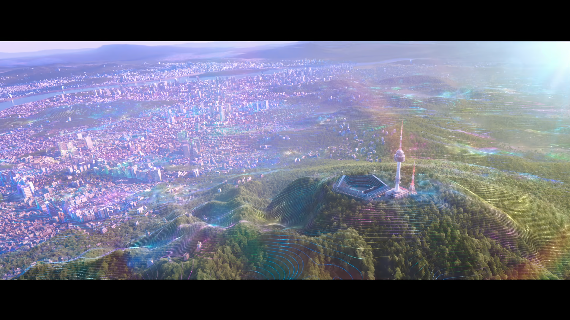 남산서울타워 (N서울타워) 애니메이션 장면 2
